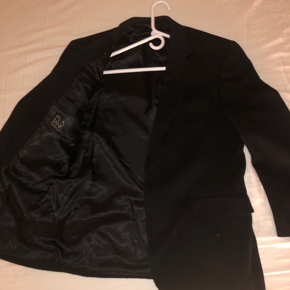 Jos A. Bank black camel hair blazer 40S